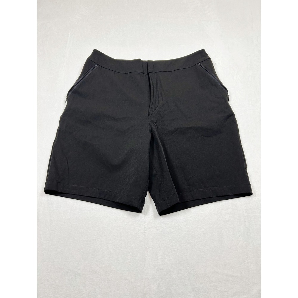 Tommy Bahama Active Women XL Black Golf Performance Shorts Zipper Pockets NWT